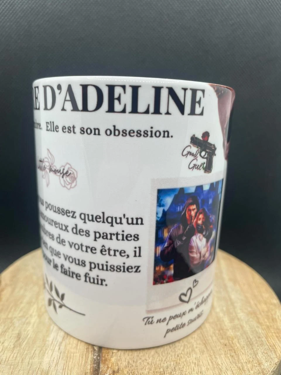 ☕ Keramische Mok – L'Ombre d'Adeline 🖤🌹 – photo 4